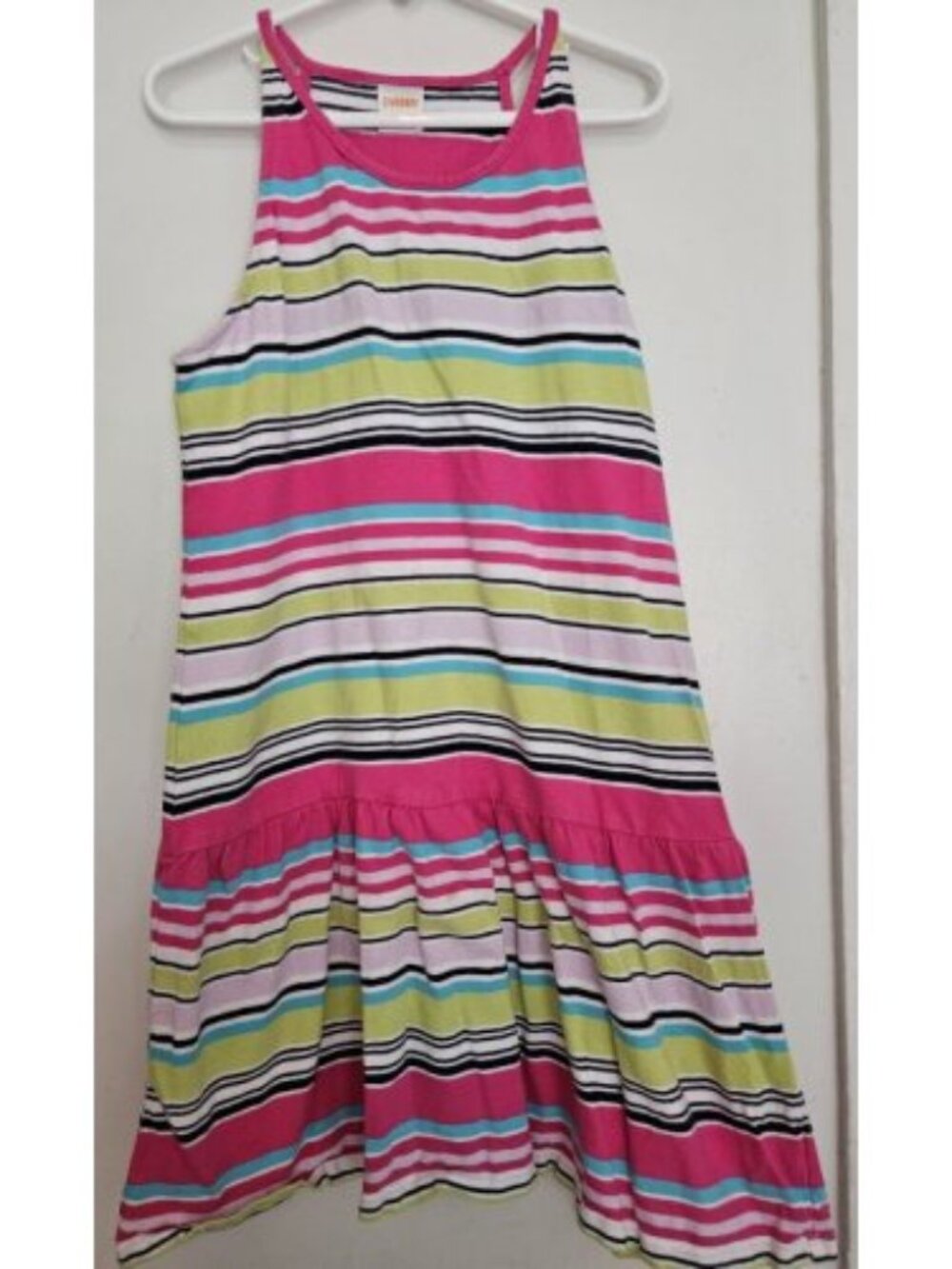 GYMBOREE Striped Racer Back Tank Dress Girls Size 10-12